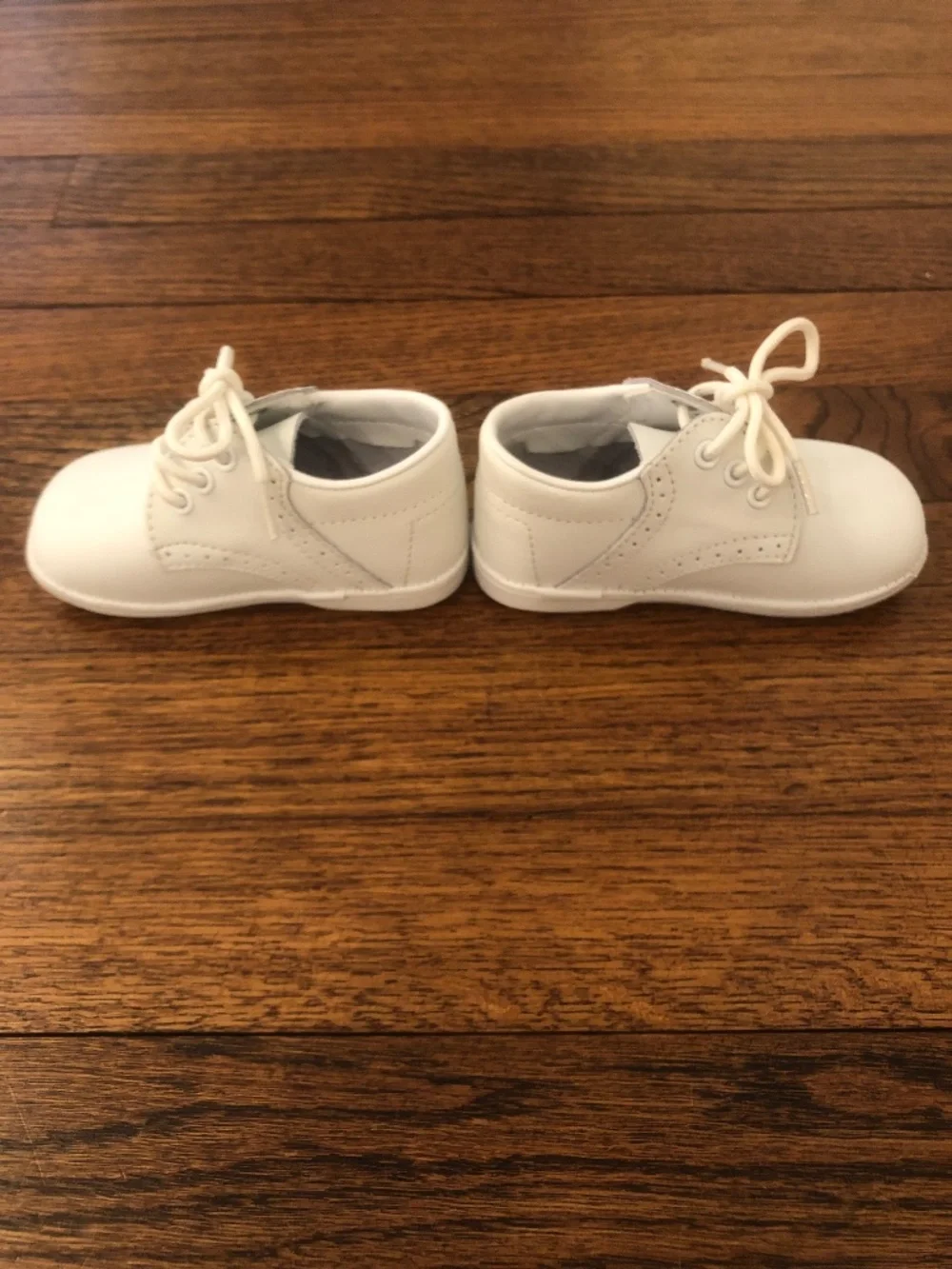 Angel Baby Toddler Saddle Shoes, White, Size 4